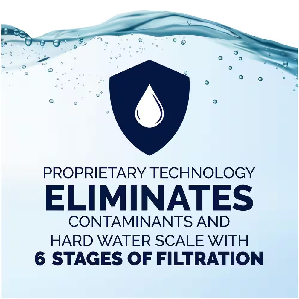 Platinum Series 20 GPM 6-Stage Municipal Water Filtration and Salt-Free Conditioning System (Treats up to 4 Bathrooms)