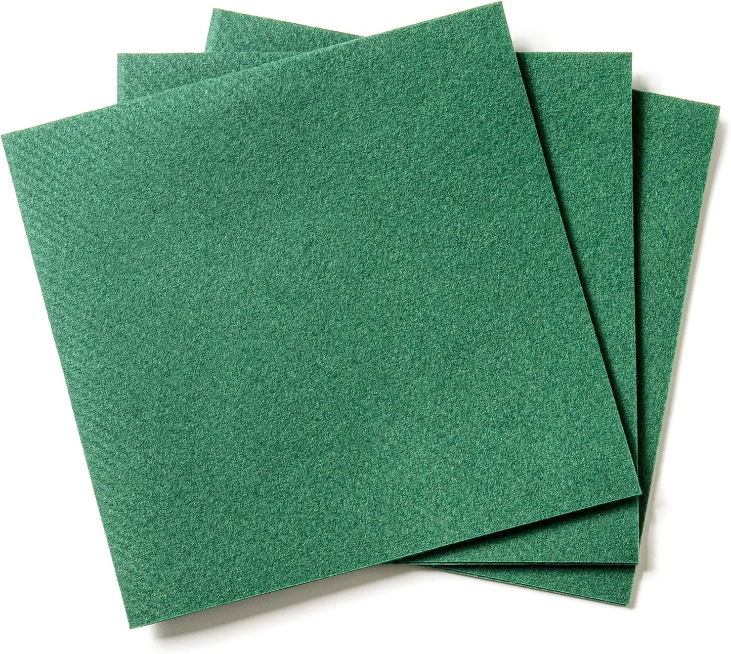 Cocktail Napkins - Small 4”X4” Linen-Like Disposable Beverage Bar Napkins - Bulk Square Napkins - Everyday Party Wedding (100 Count) (Green, 4"X4")