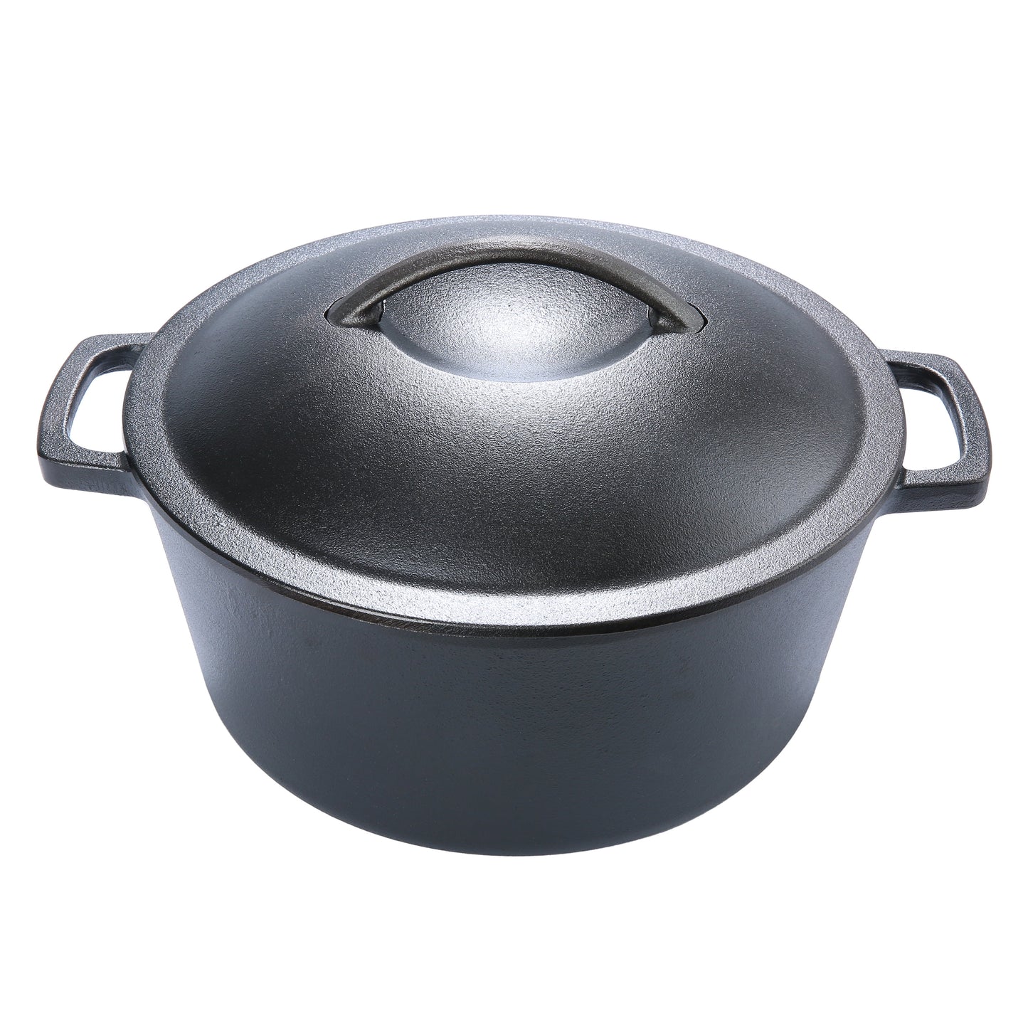 5Qt Oven-Safe Cast Iron Pre-Seasoned Dutch Oven