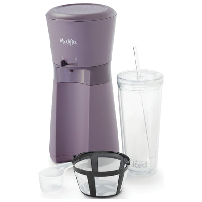 ® Iced™ Coffee Maker with Reusable Tumbler and Coffee Filter, Lavender