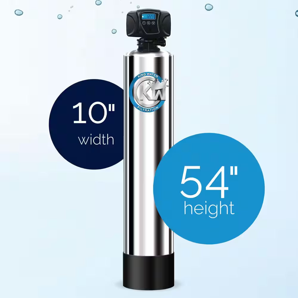 Platinum Series 20 GPM 6-Stage Municipal Water Filtration and Salt-Free Conditioning System (Treats up to 4 Bathrooms)