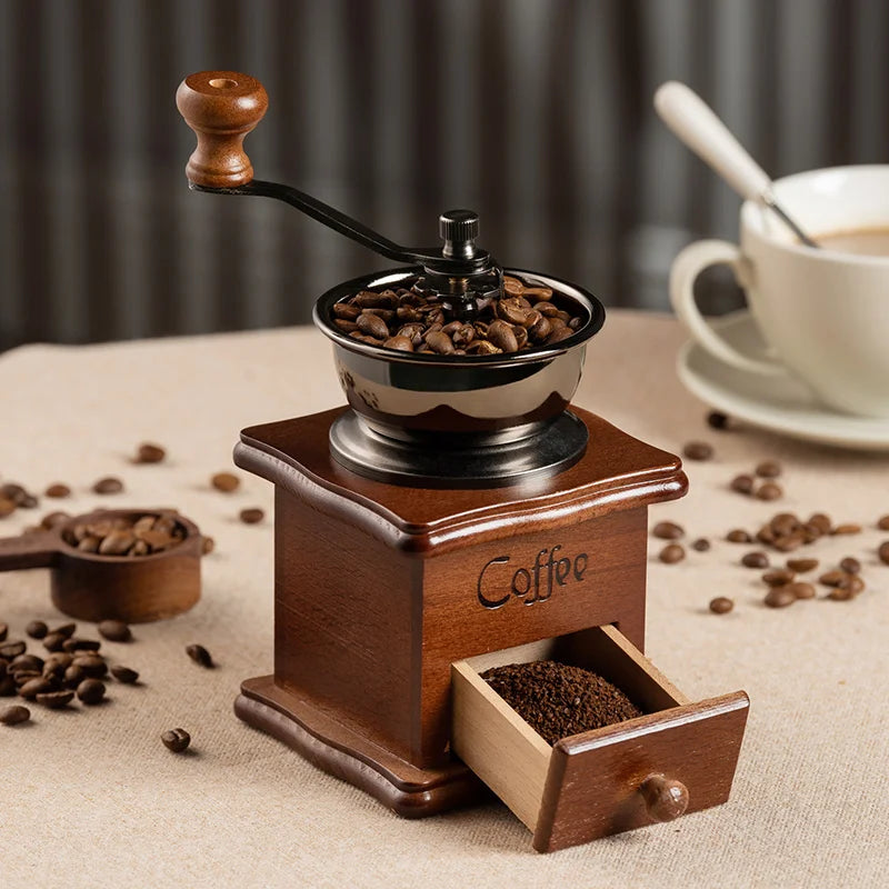 Coffee Grinder Classical Retro Manual Coffee Bean Grinder Coffee Maker Professional Barista Coffeeware Coffee Accessories