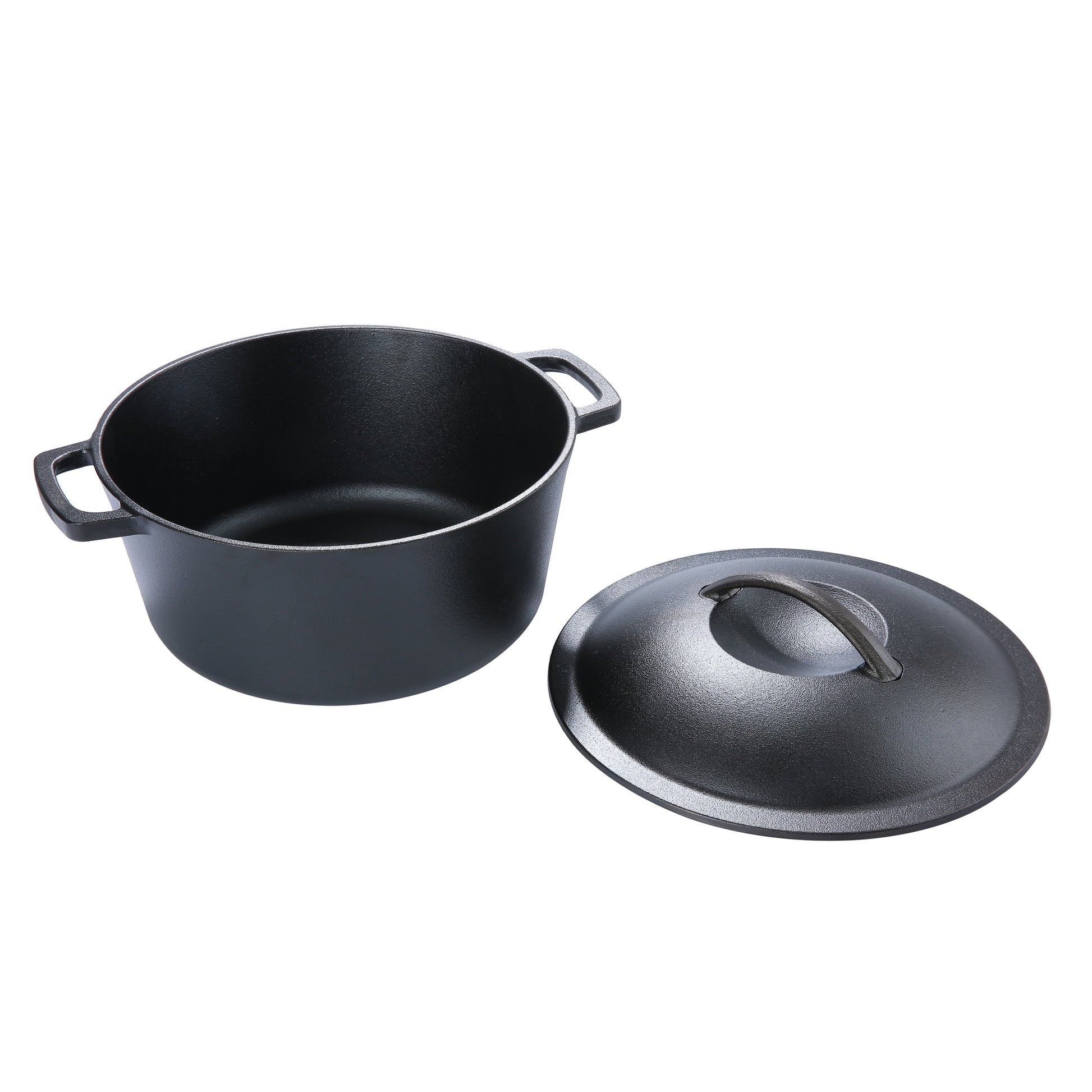 5Qt Oven-Safe Cast Iron Pre-Seasoned Dutch Oven