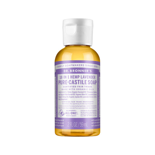 Dr. Bronner'S Pure-Castile Soap Liquid 18-In-1 Hemp Lavender All Sizes Bronners